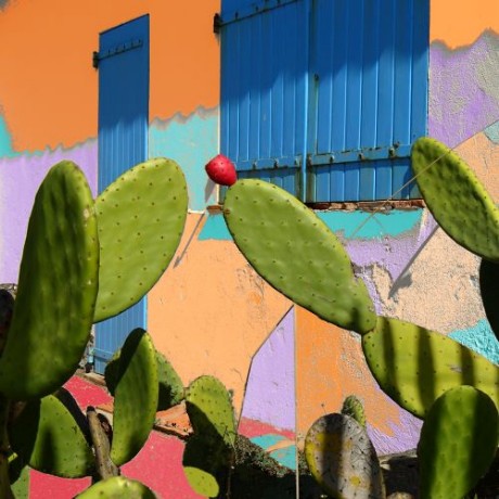 Cap Taillat cube orange savoir-voir.com ProvencePhotoPopArt copyright